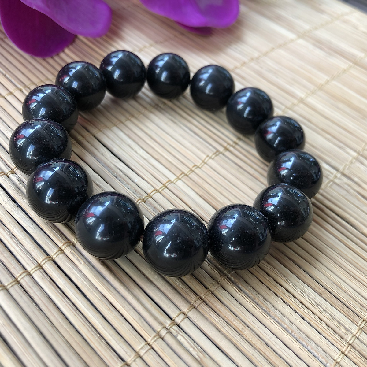 VÒNG TAY ĐÁ OBSIDIAN - HOS02