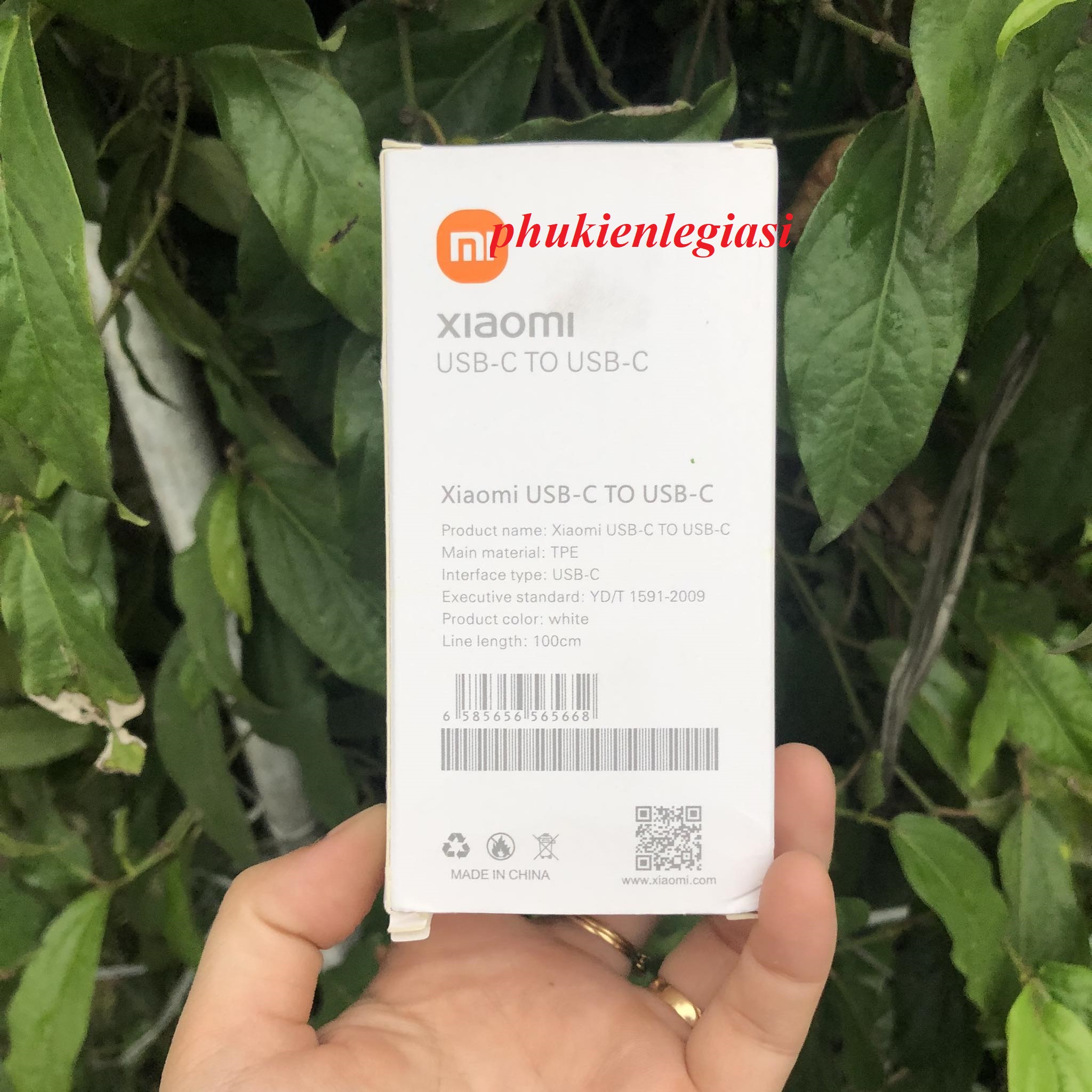 Cáp sạc XIAOMI Type C to Type C hỗ trợ sạc nhanh