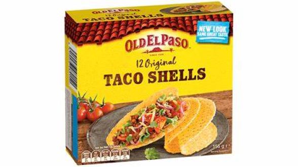 Bánh Taco Shells 12 Crunchy Old El Paso 135g