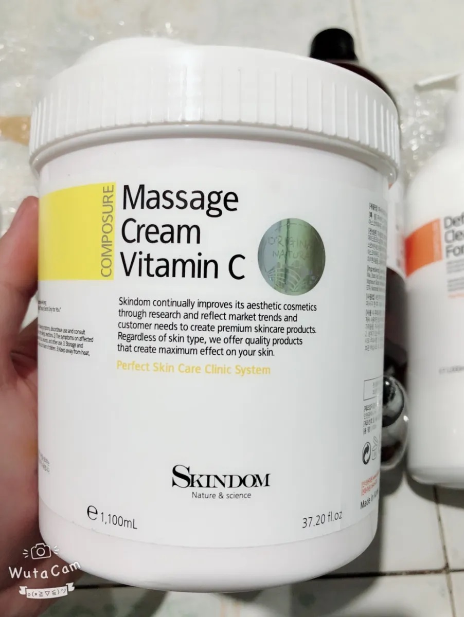 Kem massage vitamin C skindom