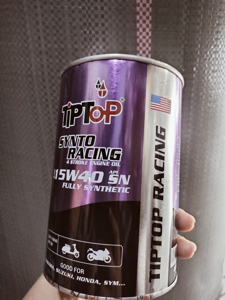 Dầu nhớt TIPTOP SAE 15W40 API SN FULLY SYNTHETIC