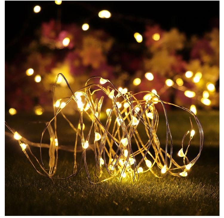 Dây đèn Led trang trí dài 2 mét dùng pin tiểu AA (N007)