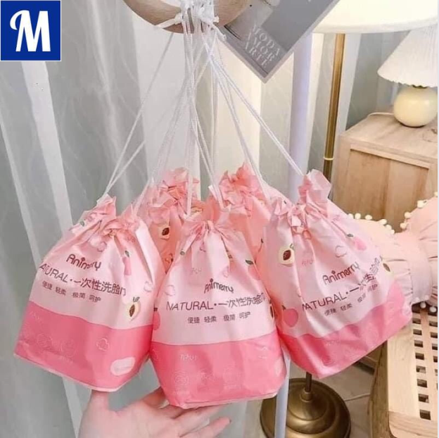 khăn lau mặt 1 lần animerry cuộn 40 khăn