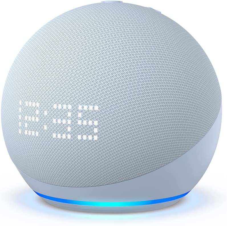 Amazon Echo Dot 5 with clock – Loa bluetooth có đồng hồ thông minh bản mới 2022