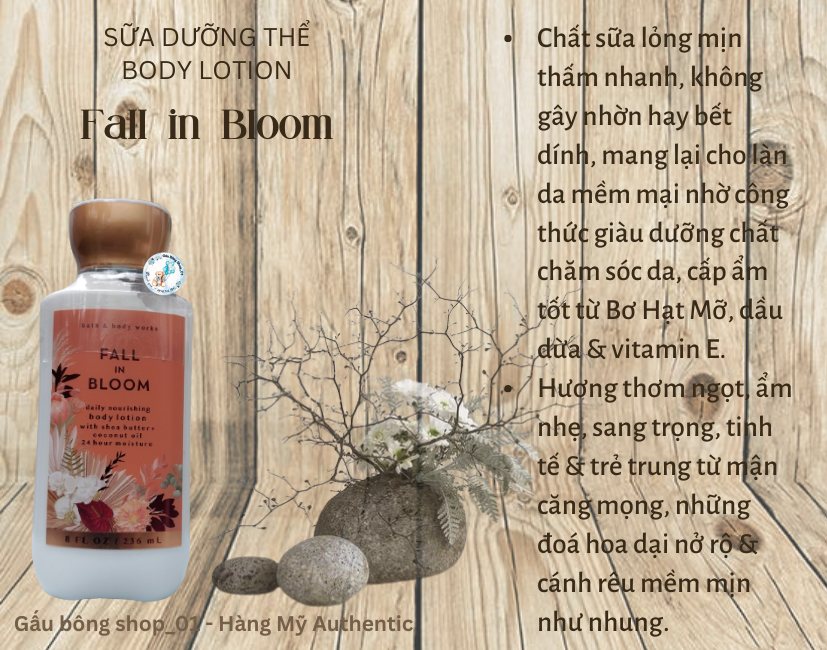 [bill Mỹ-chọn mùi] Sữa Dưỡng Thể Bath And Body Works 236ml