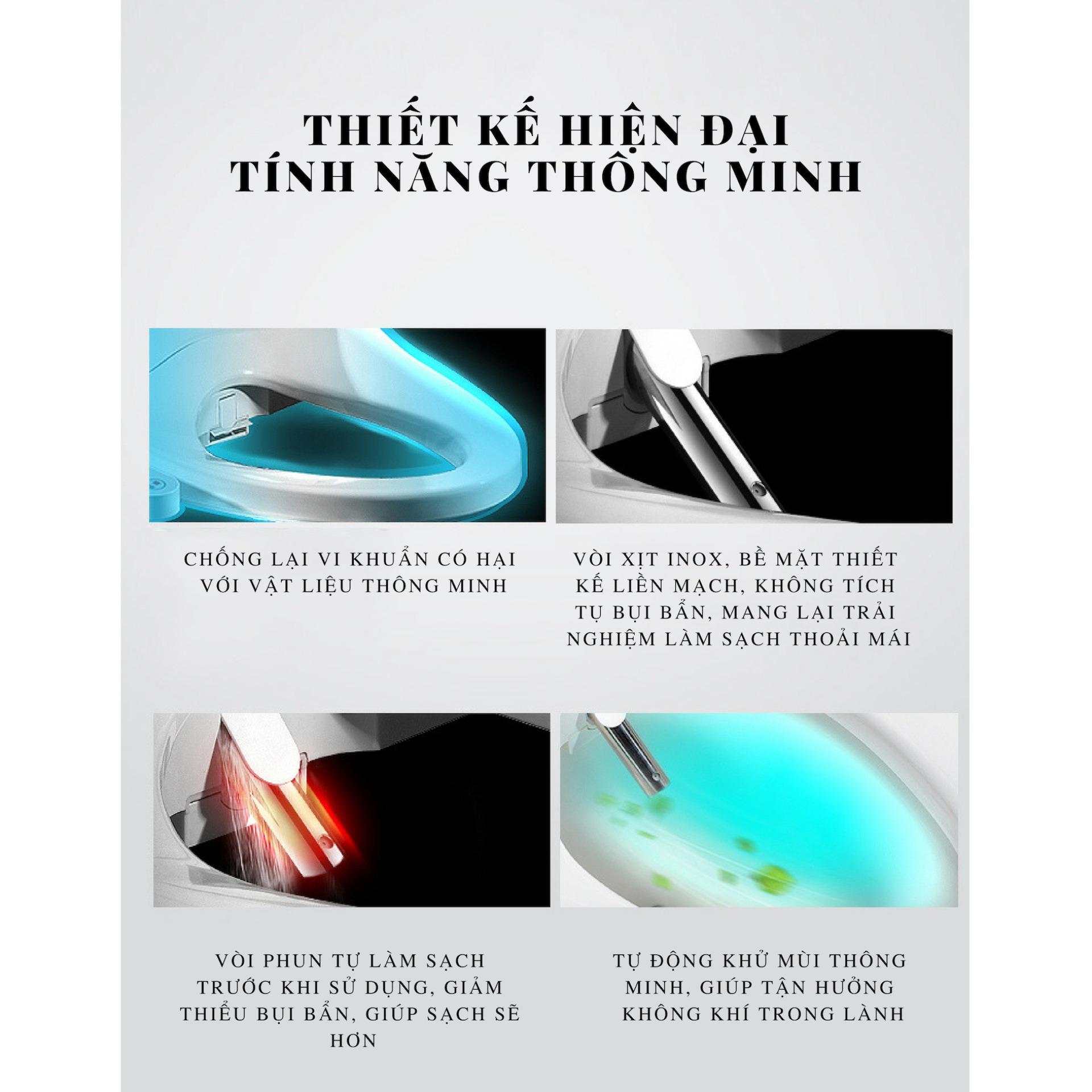 Nắp bồn cầu thông minh Nhật Bản Mirai