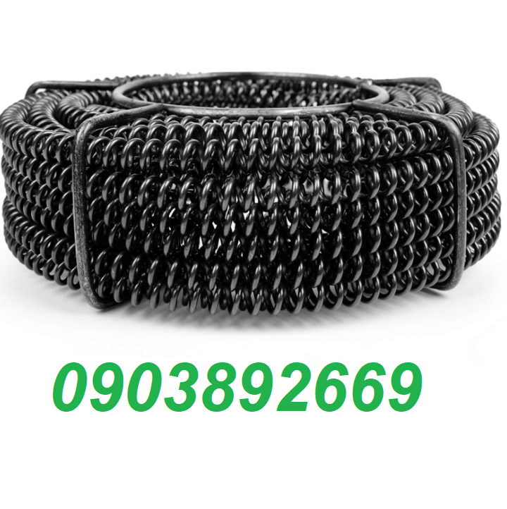 [HCM]dây thông tắc cống lò xo 12m và bộ đầu thông 6 cái