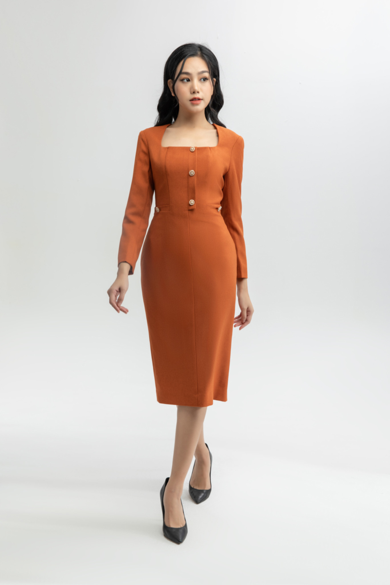 [CHỈ 14.8 - VOUCHER 15% ĐƠN 499K] Đầm nữ IVY moda MS 48M5653