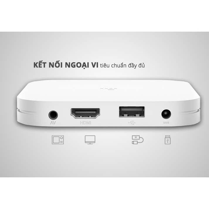 Mi Box Android TV Gen 4 hỗ trợ 4K HDR ( Bản nội địa Tiếng Trung )