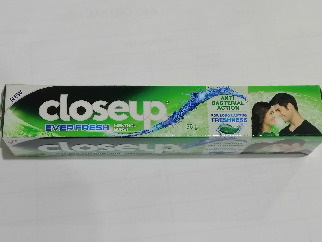 [10 tuýp] Kem đánh rắng CLOSE UP bạc hà 30g