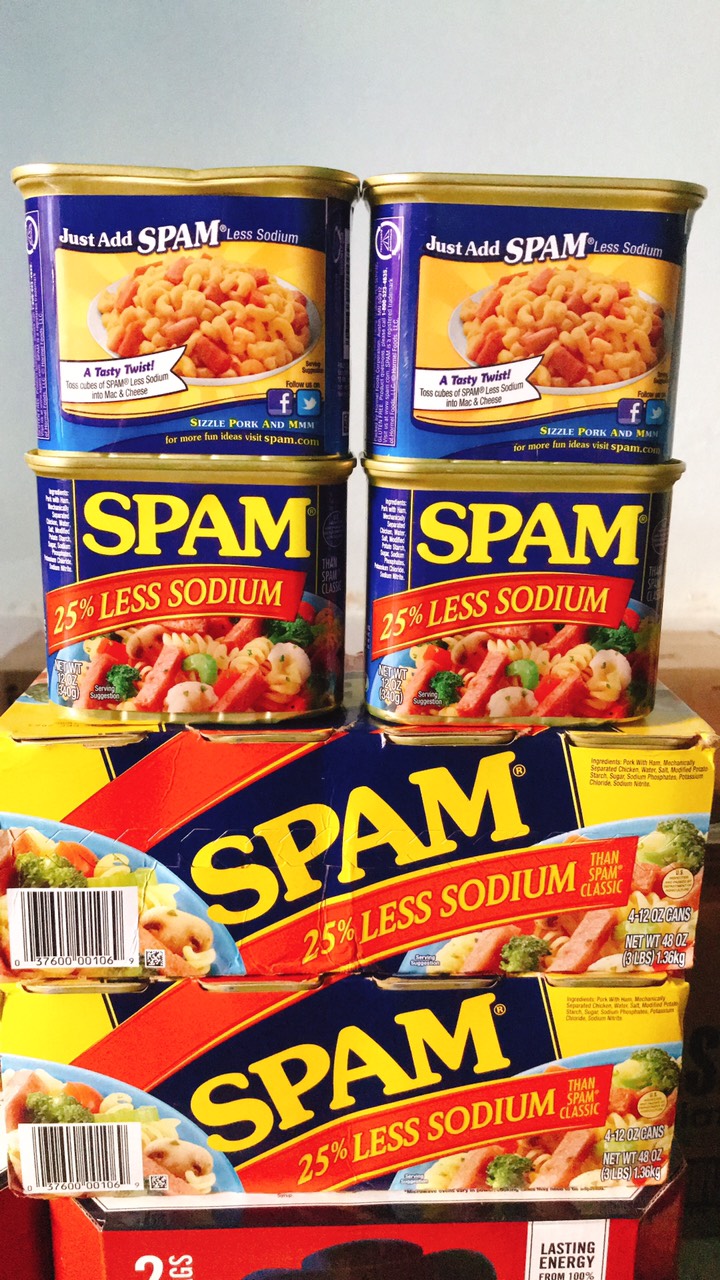 Thịt hộp Spam giảm mặn 340g