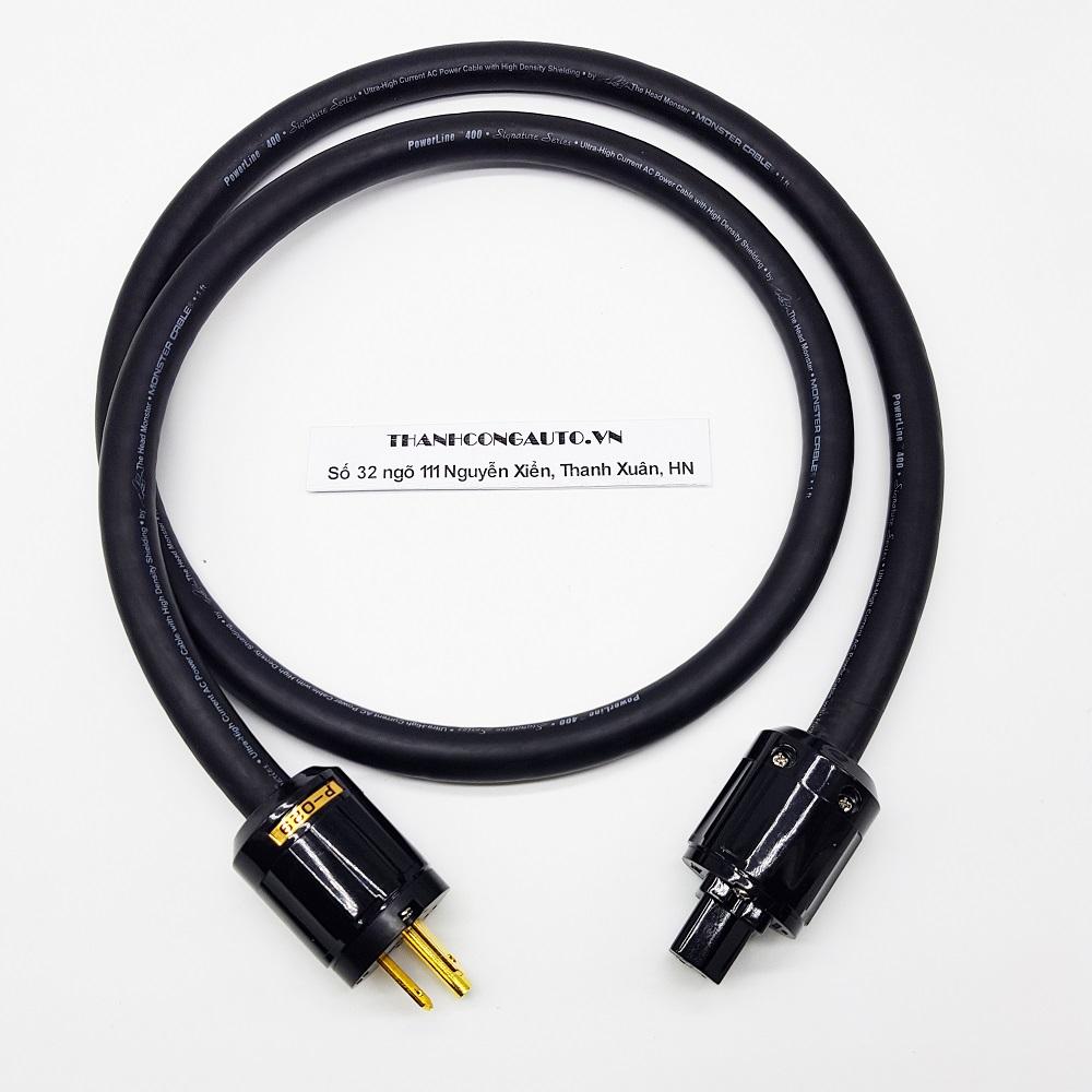 Dây nguồn Audio Monster Powerline 400 signature cao cấp _ Đầu jack P-029 C-029