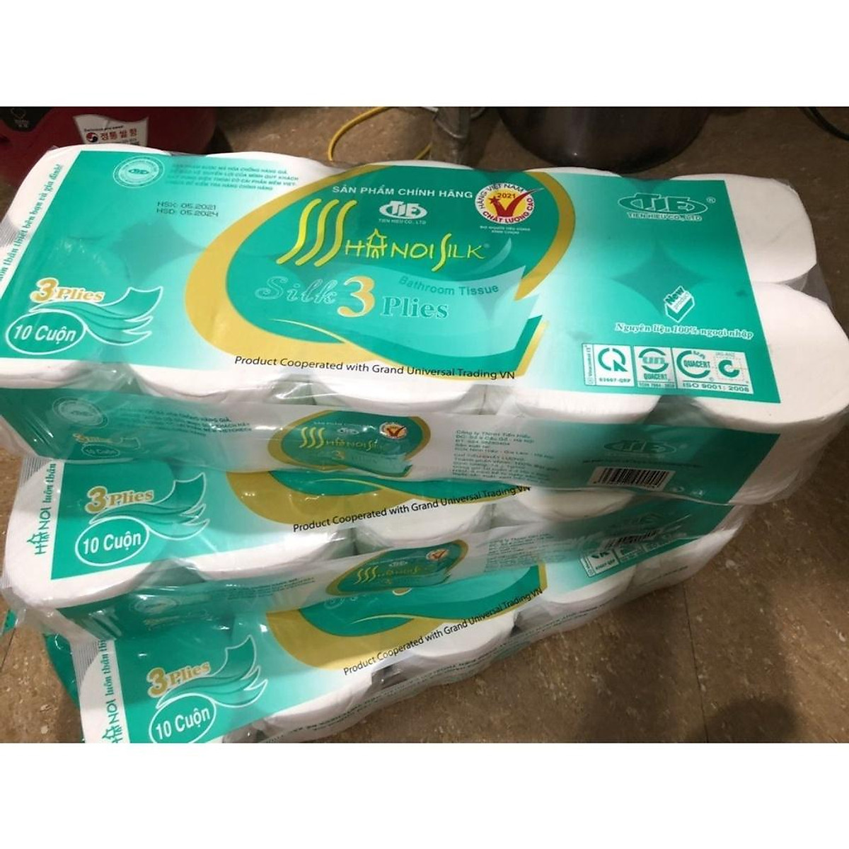 GIẤY VỆGIẤY VỆ SINH HÀ NỘI 3 LỚP