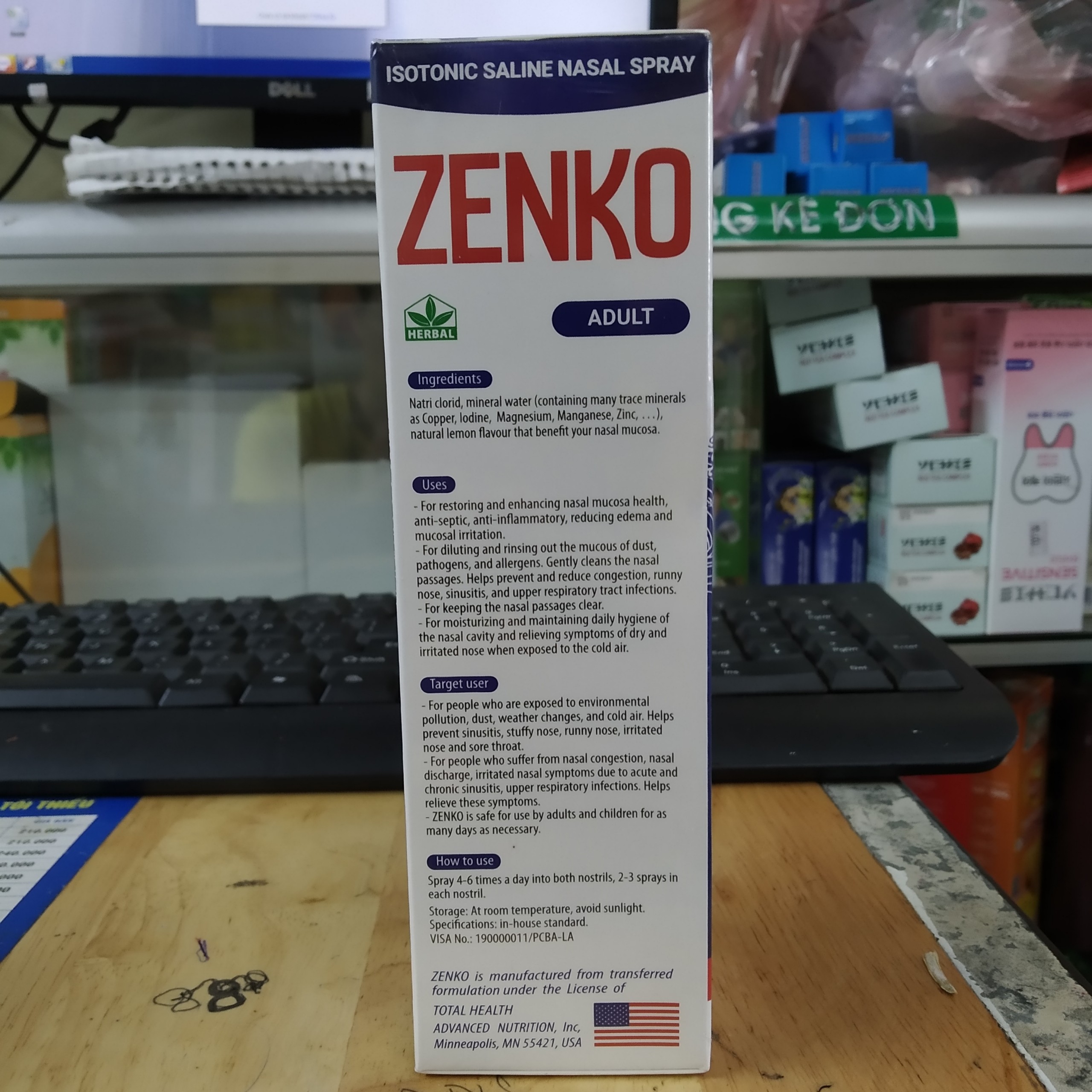 Dung dịch vệ sinh mũi ZENKO