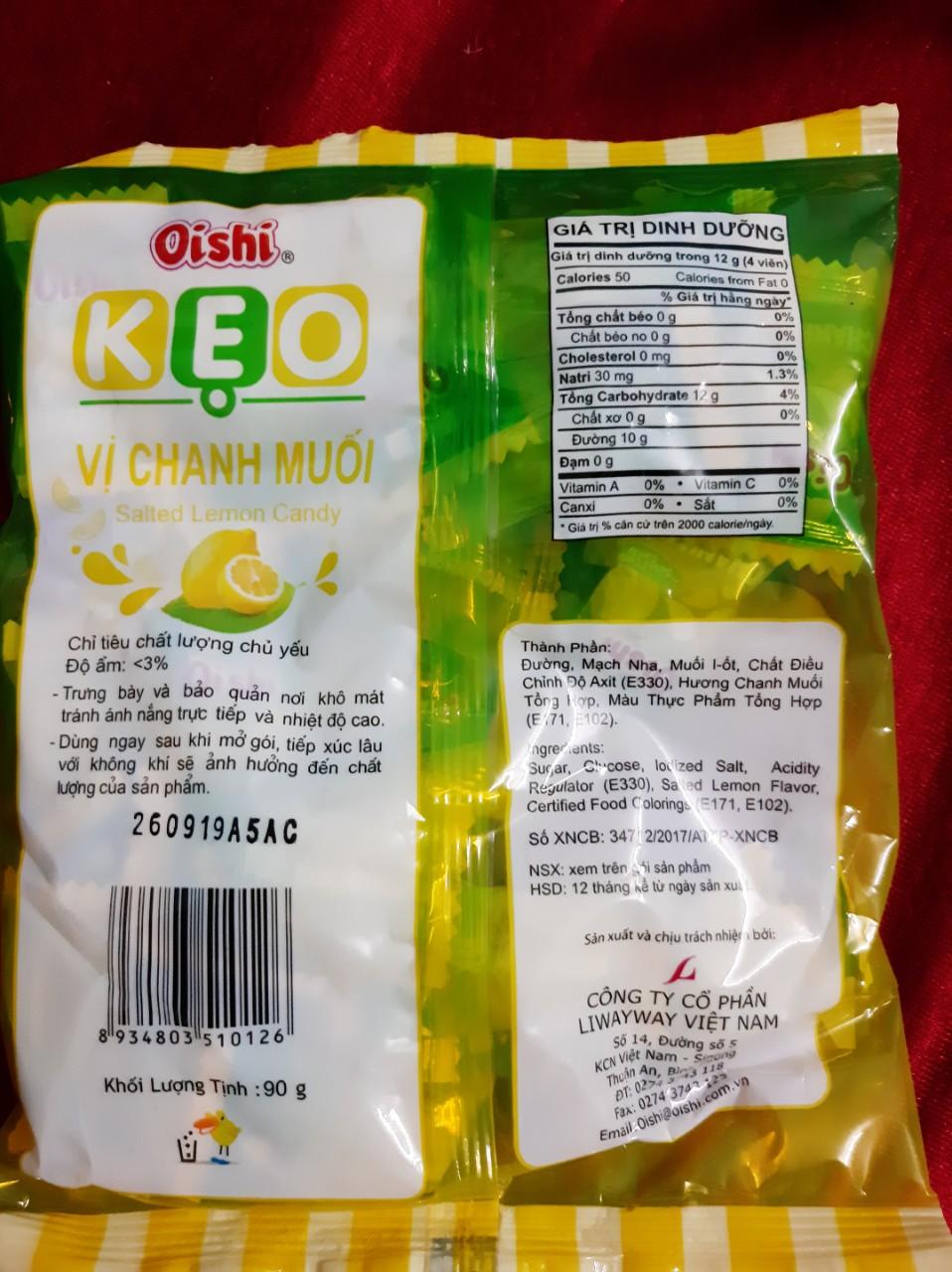 Combo 40 Gói Kẹo Oishi 90g