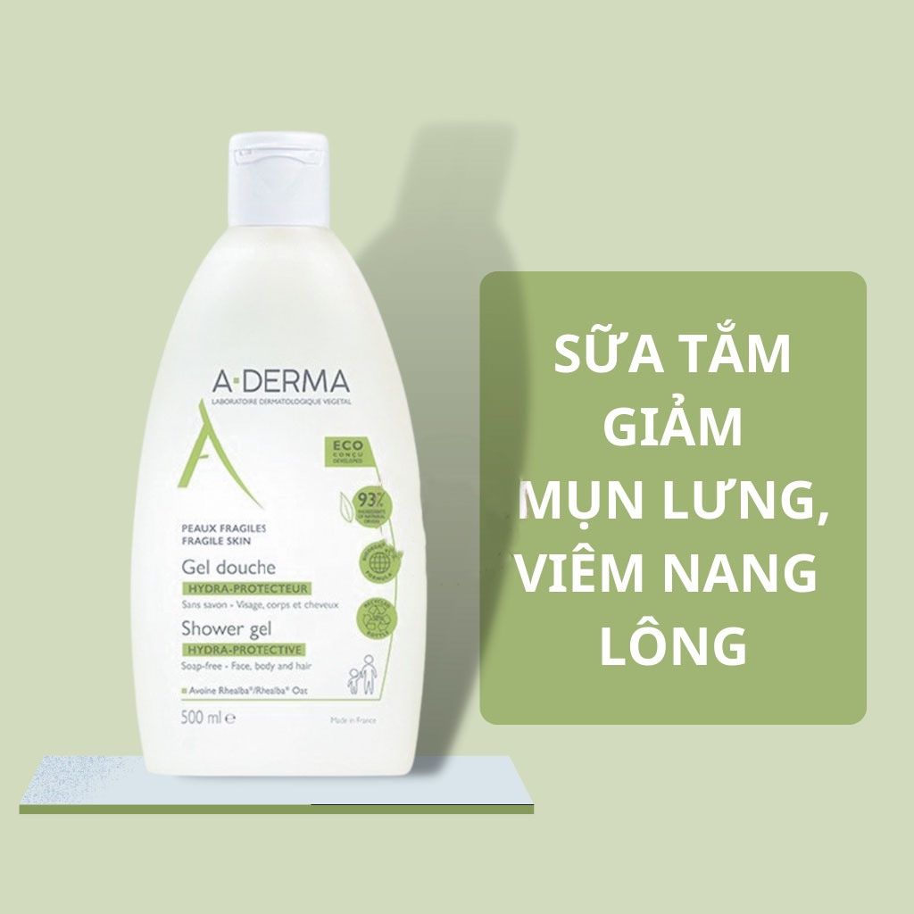 Sữa Tắm Giảm Mụn Lưng Aderma 500ml