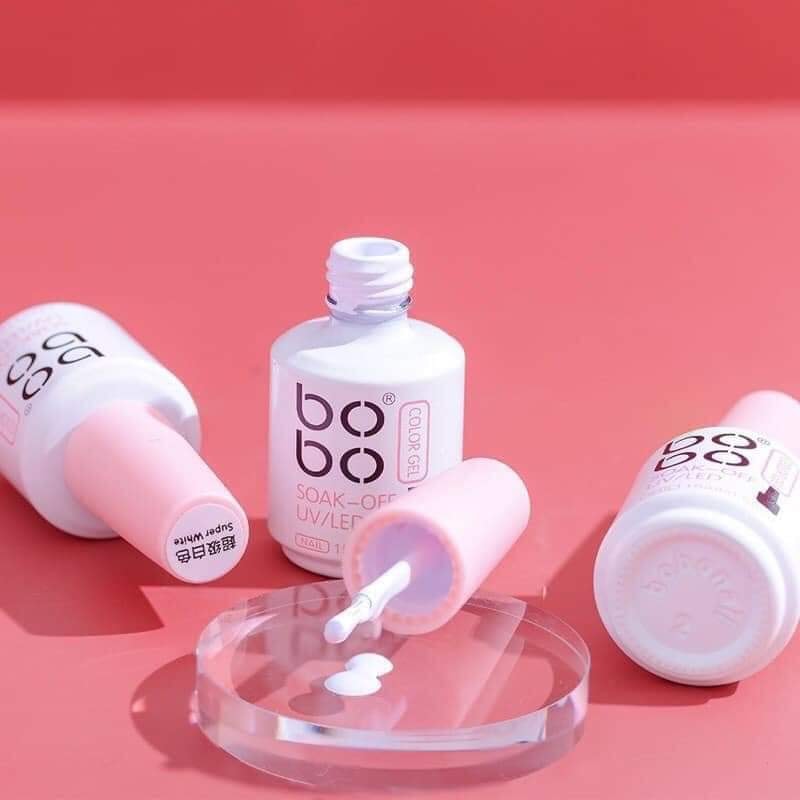 Sơn gel bobo đen,trắng,gạo