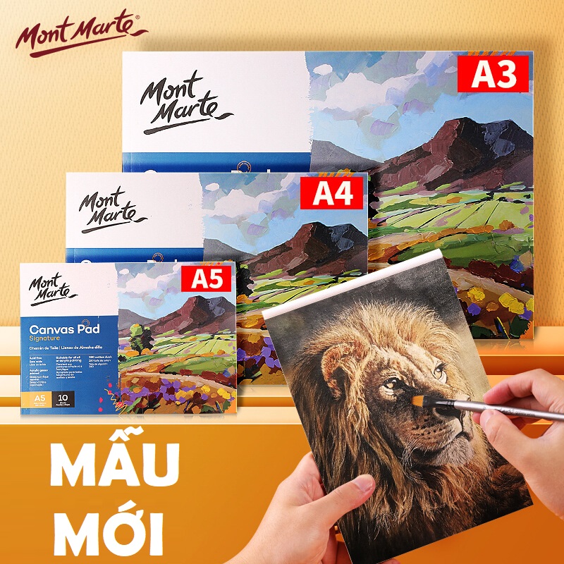 [HCM]CANVAS MONT MARTE PAD A4 (280 GSM 10 TỜ)