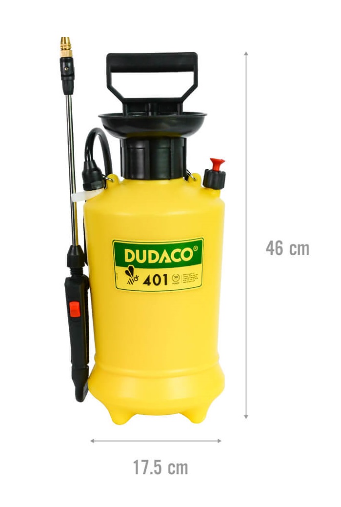 Bình xịt tưới cây béc xoay 180 độ dudaco b401 – vàng