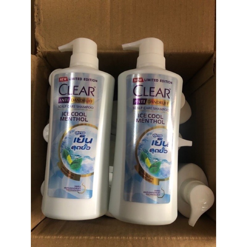 Dầu gội clear men - clear bạc hà thái lan mẫu mới 450ml/480ml