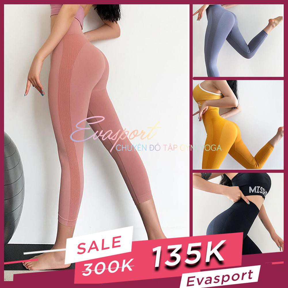 >> SO SÁNH GIÁ QUẦN TẬP GYM NỮ CAP CAO TẬP YOGA THỂ THAO | Shopee Lazada Sendo Tiki | Nên mua ở đâu rẻ nhất 132 Quần Lửng Tập Gym Nữ Cap Cao Tập Yoga Thể Thao Aerobic Nữ Legging MISSHINE Vải Dệt Kim Co Giãn Tốt Dài Lửng Mặc Ôm Dáng, Nâng Mông, Tôn Vòng 3