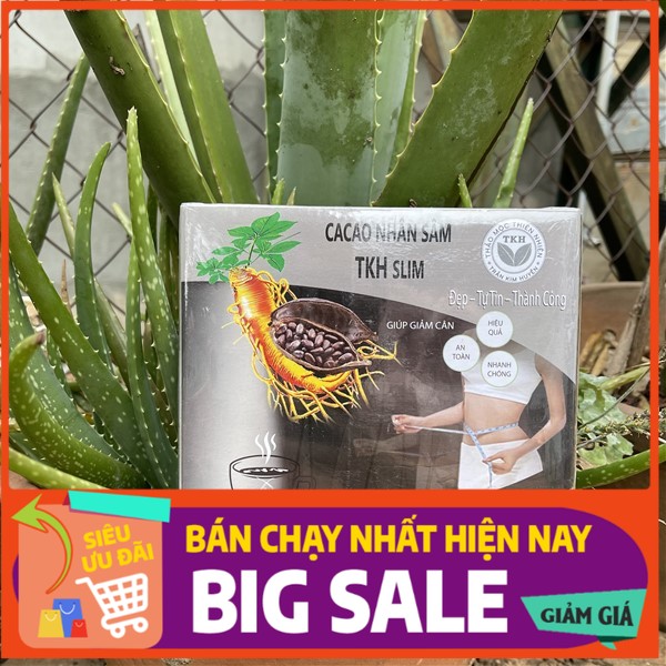 Bột Cacao nhân sâm TKH Slim Giúp giảm cân an toàn, hiệu quả