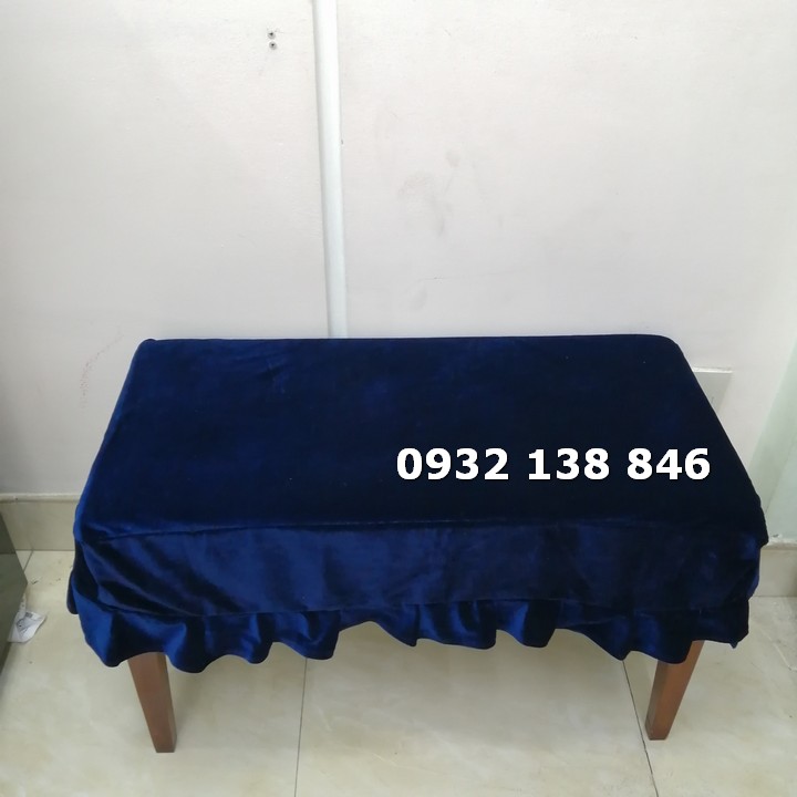 KHĂN PHỦ GHẾ ĐÀN PIANO CƠ LOẠI PHỦ GHẾ ĐÔI