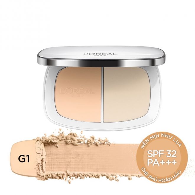 Phấn Nền L'Oreal Paris Makeup True Match Two Way Powder Foundation 8g