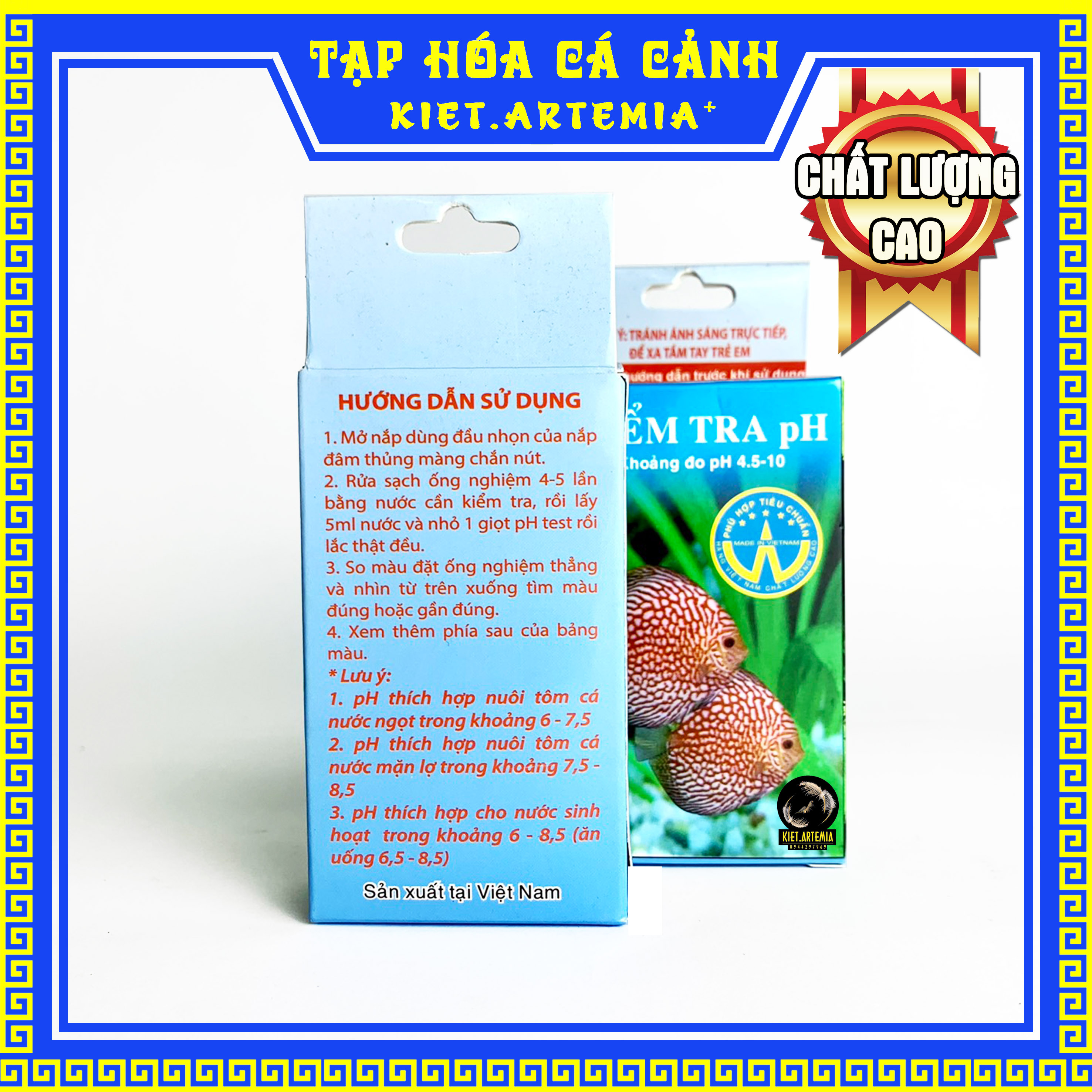 Dung dịch đo ph nước, kiểm tra ph nước