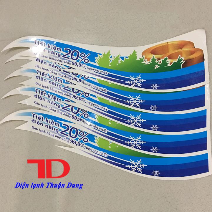 Tem dán Tủ Đông SANAKY, Tem năng lượng SAKAKY 03