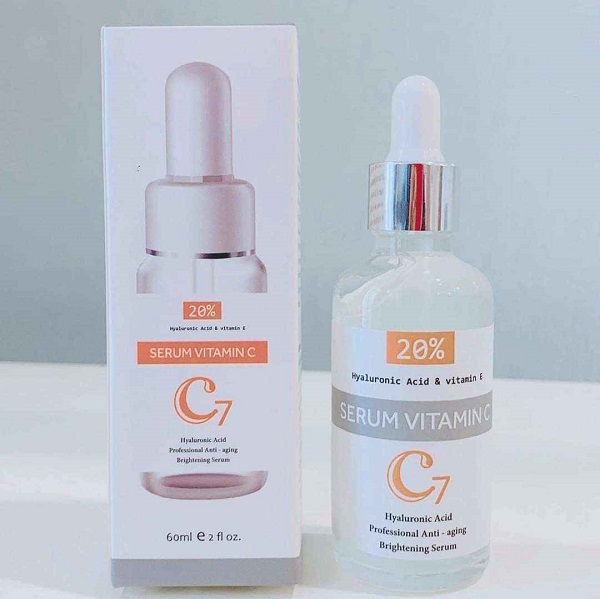 Serum VitaminC Tế bào gốc C7 Tinh chất dưỡng ẩm sáng da