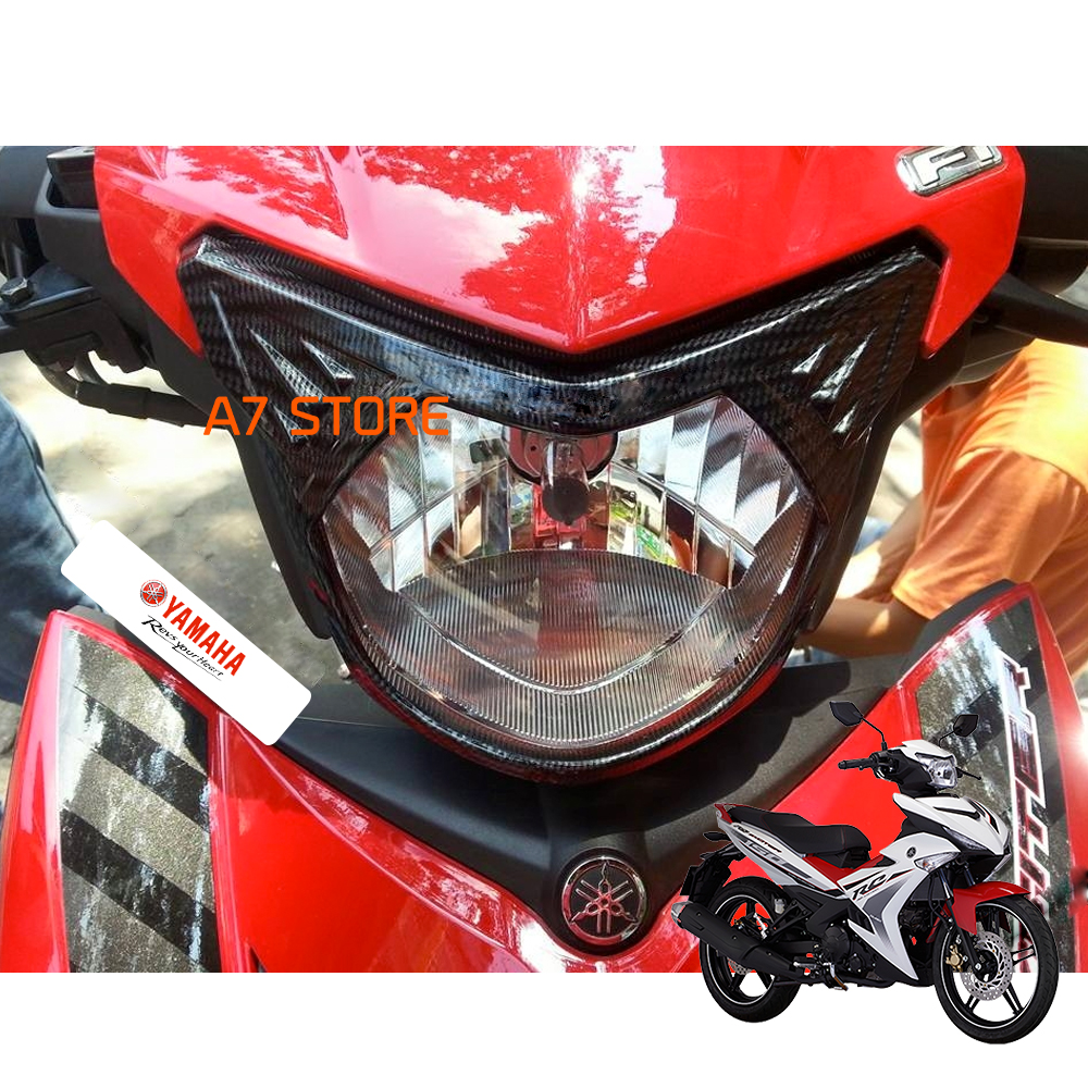 Ốp Viền Đèn Pha Dành Cho EXCITER 2015 Nhựa Xi