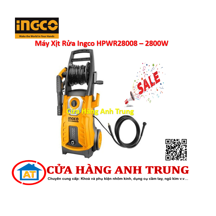 Máy Xịt Rửa Ingco HPWR28008 - 2800W