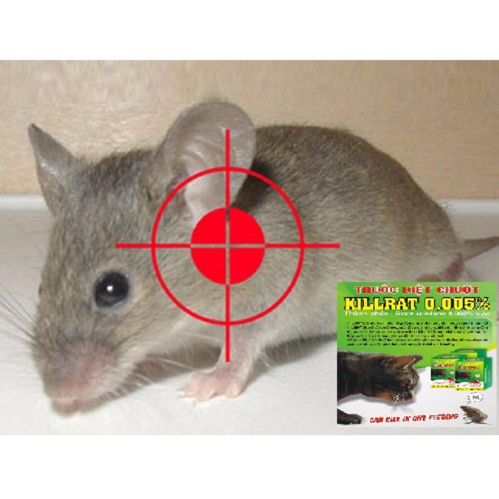 Diệt chuột Killrat thế hệ mới 0.005% 40gr bẫy chuột