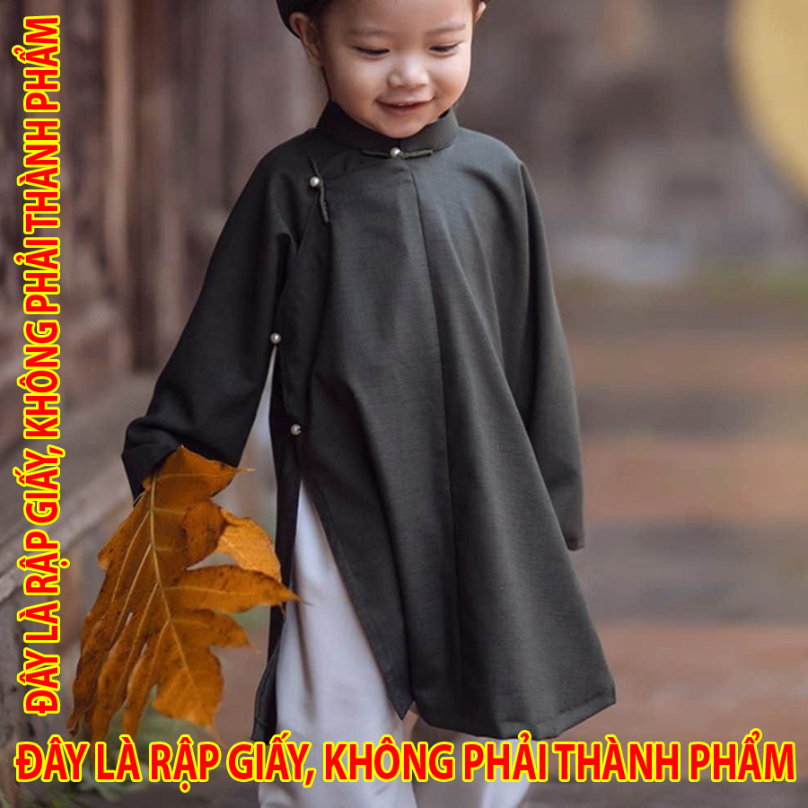Rập Giấy TC028 - Áo tấc (Áo Ngũ Thân) - Trẻ em
