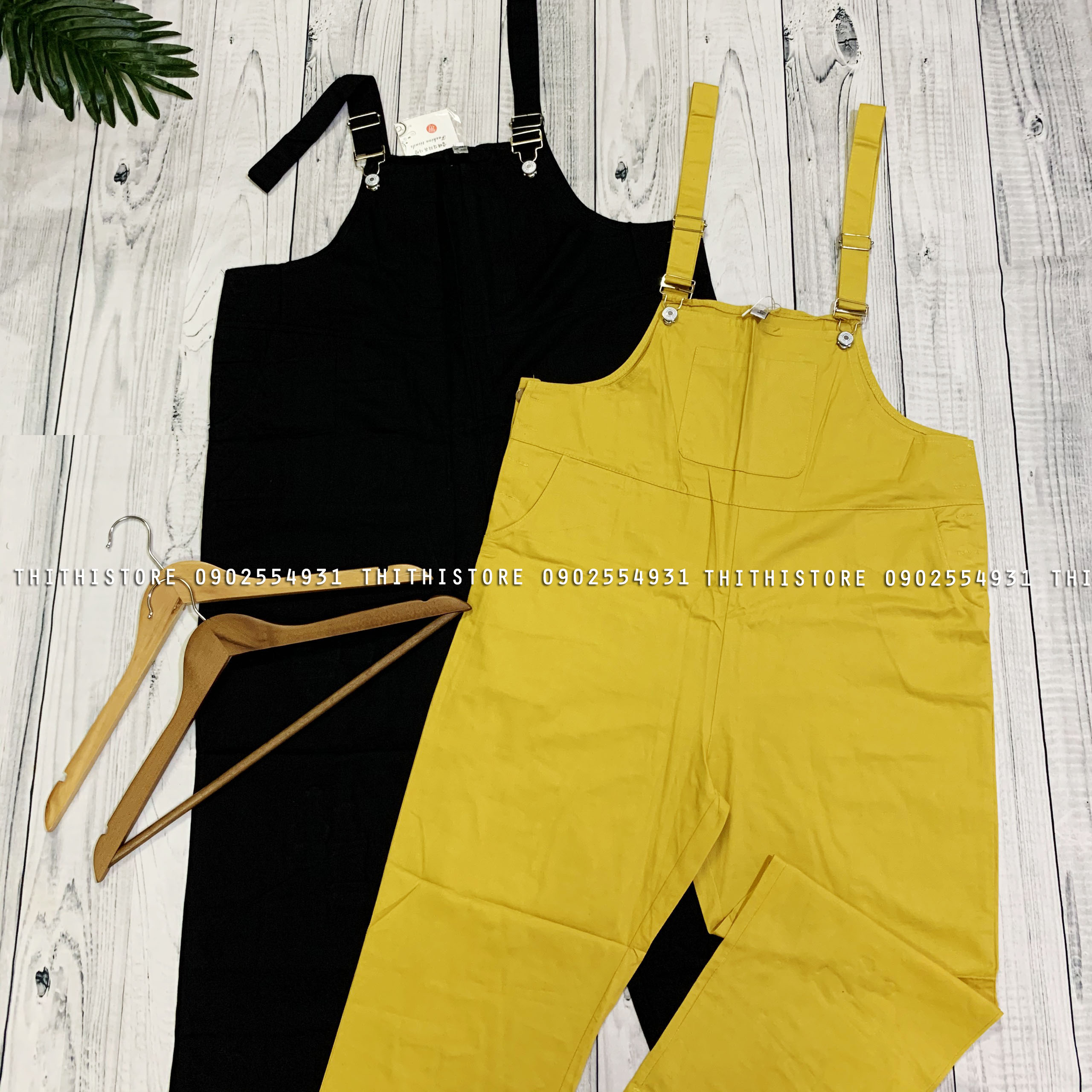 Quần yếm kaki nữ bigsize