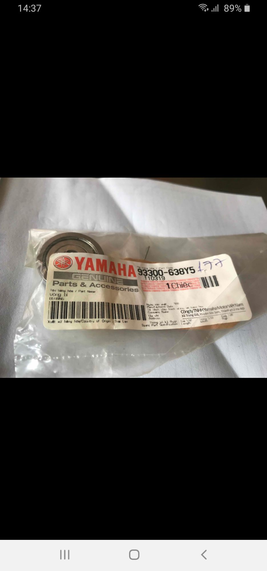 Bạc đạn lốc nồi xe Mio/ Nouvo 1.2.3