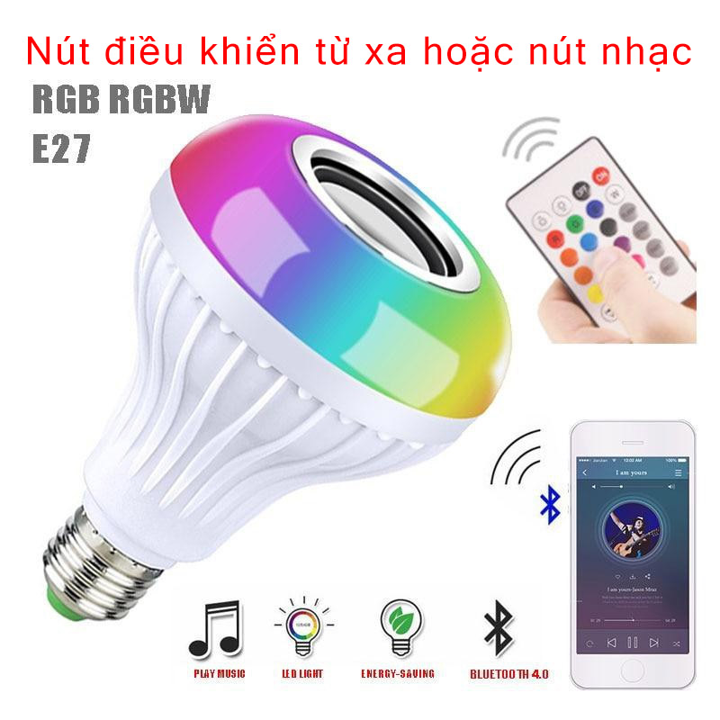 Bóng đèn LED độc đáo kiêm loa nghe nhạc bluetooth