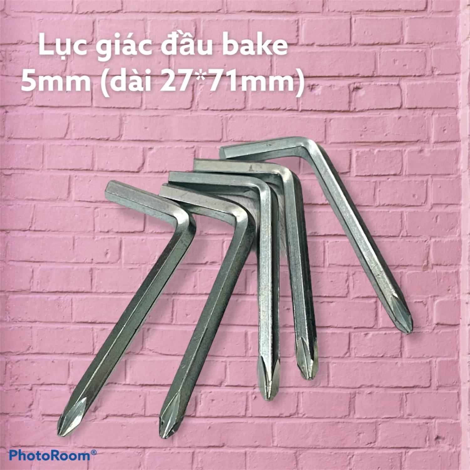 Lục giác đầu bake 5mm ( dài 27*71mm ,5 Ly)