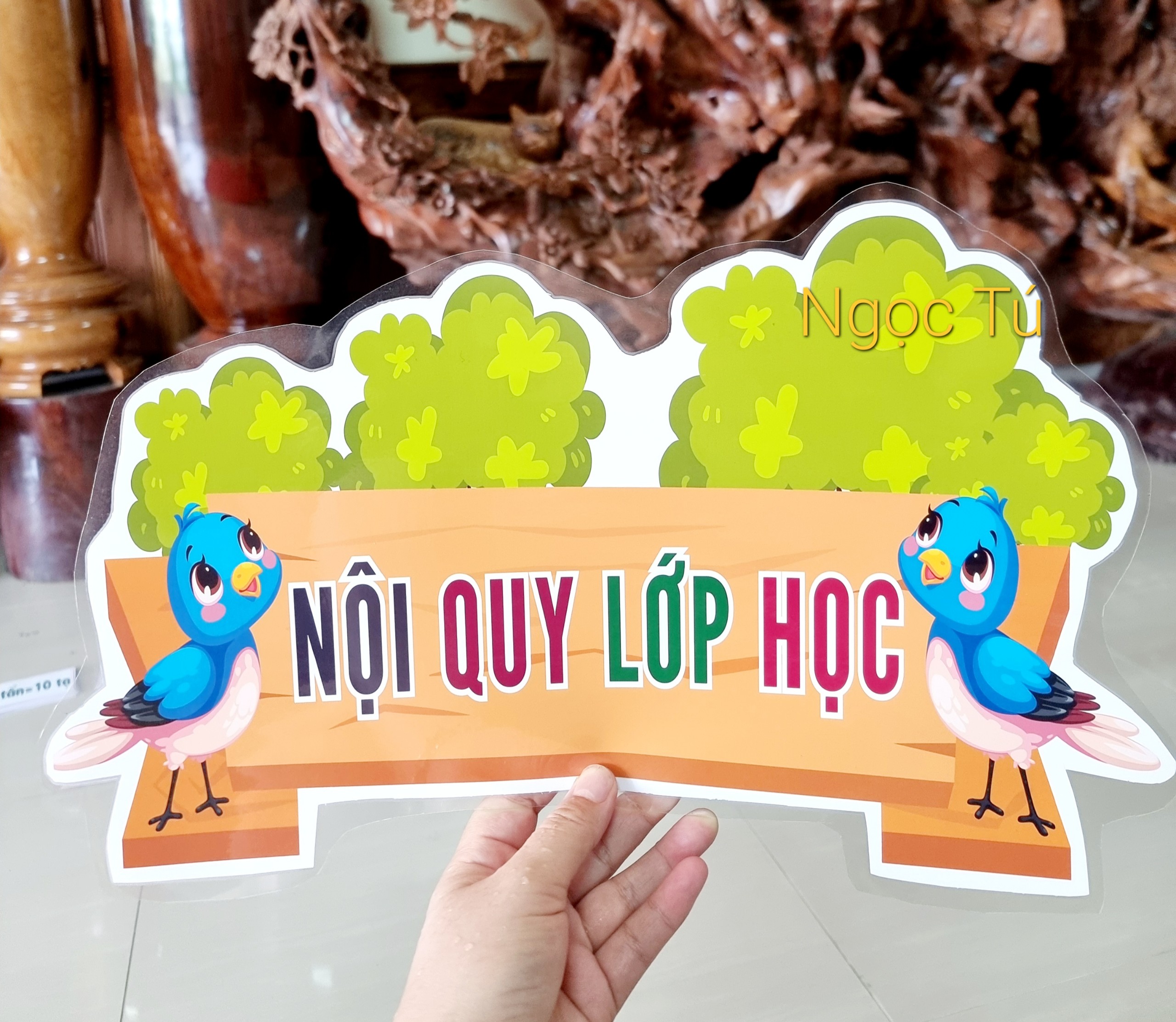 (Đồ dùng dạy học MCH) Nội quy lớp học (mẫu chim)