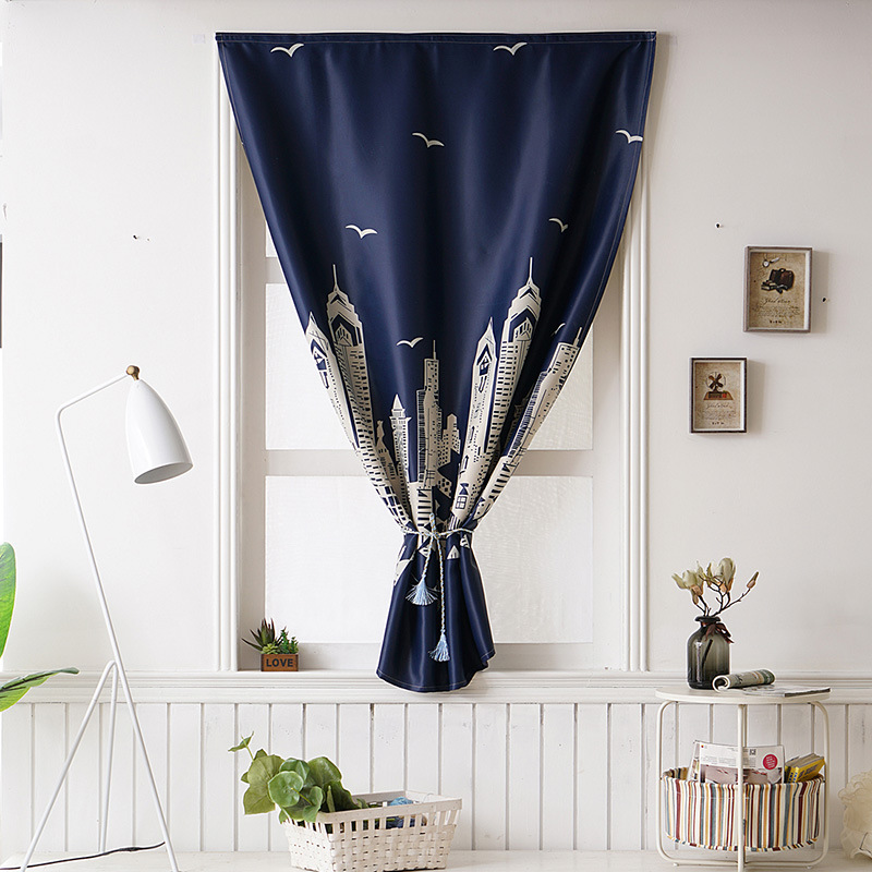 Rèm dán cửa không cần thanh treo nhiều mẫu hiện đại sang trọng size 1m ngang x 2m cao bst 04