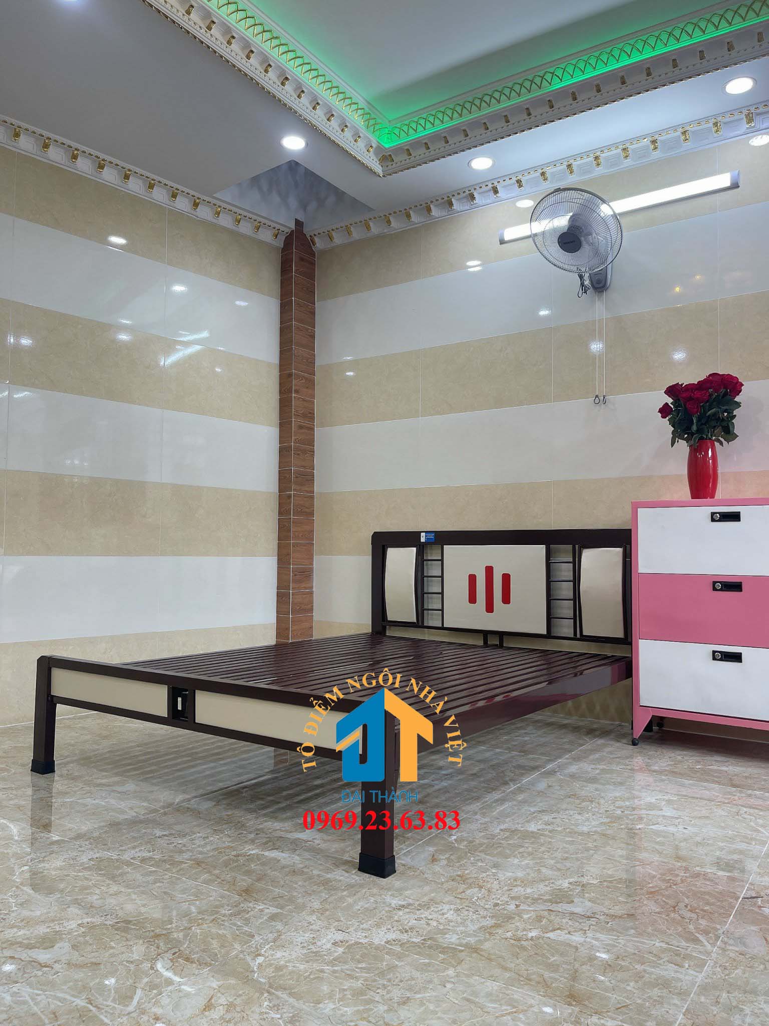 Giường  sắt 160×200 – DT05