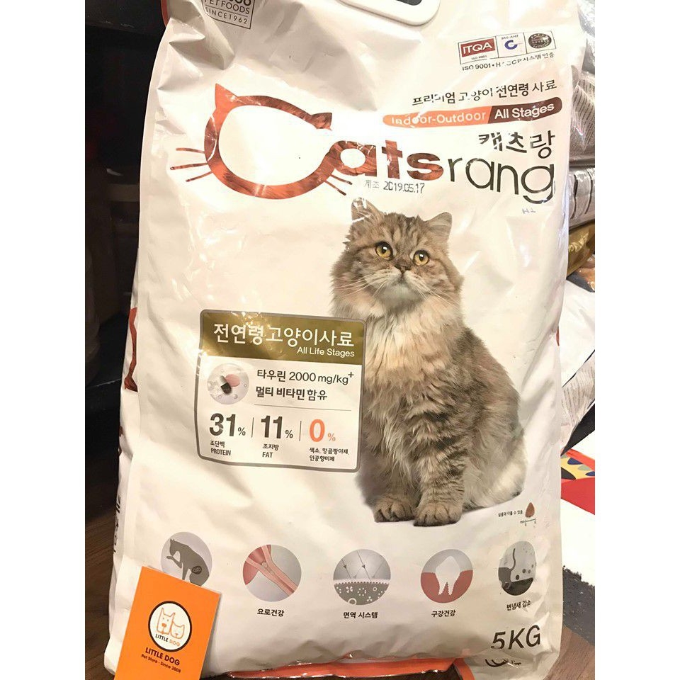 THỨC ĂN HẠT CHO MÈO HÀN QUỐC CATSrang 500g- đến 5000g