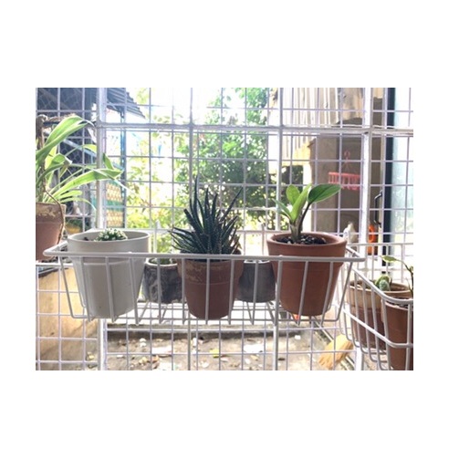 Giỏ cài lưới sắt. giỏ treo khung sắt trang trí - GIỎ 5