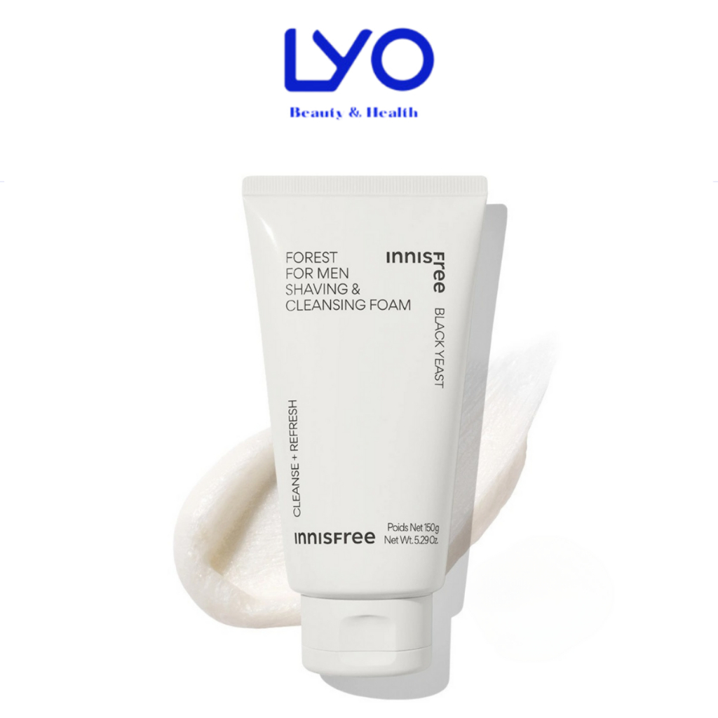 Sữa Rửa Mặt Cho Nam Innisfree Forest For Men Shaving & Cleansing Foam 150ml