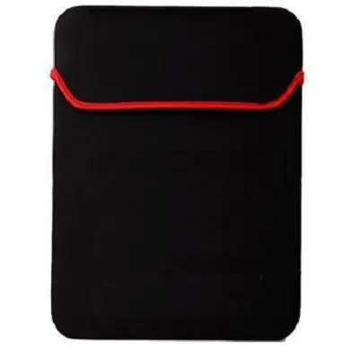 Túi chống sốc laptop nhung có viền đỏ 17 inch