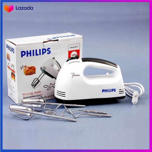 Giá bán Máy Đánh Trứng Chính Hãng Philips - Máy Đánh Trứng Tự Động 7 Chế Độ - Thiết Kế Đơn Giản, Dễ Sử Dụng - Độ Bền Cao
