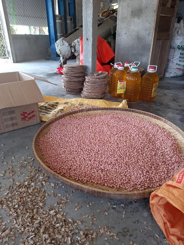 1kg đậu phộng sống (đậu lạc) đã bóc vỏ - sạch 100%