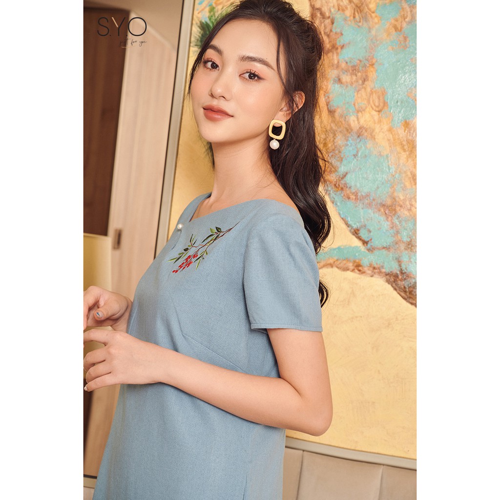 Đầm Đũi Cổ Giọt Lệ Agnes - D4220034