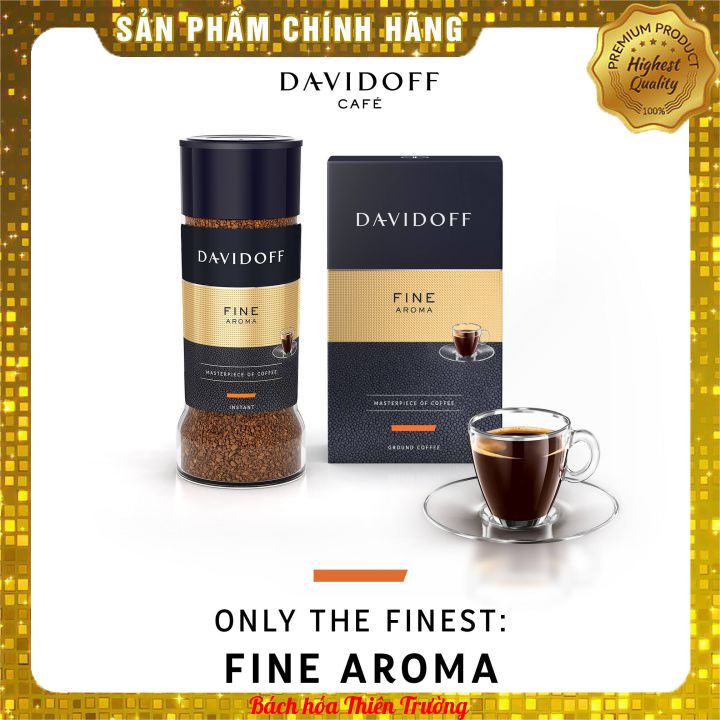 Cà phê hòa tan Davidoff Fine Aroma - lọ 100g